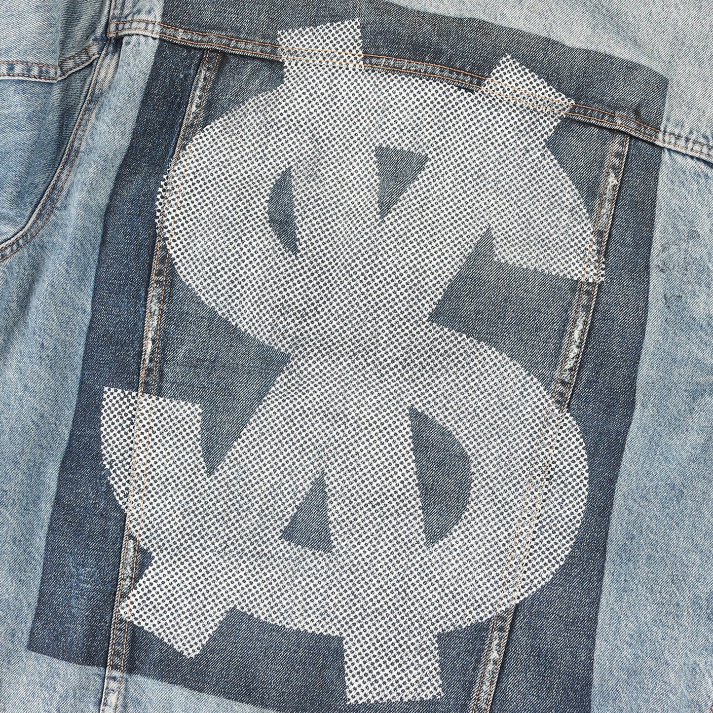 グラフィックプリント ヴィンテージ加工 デニムジャケット (Jinx Pay Up Classic Jacket)