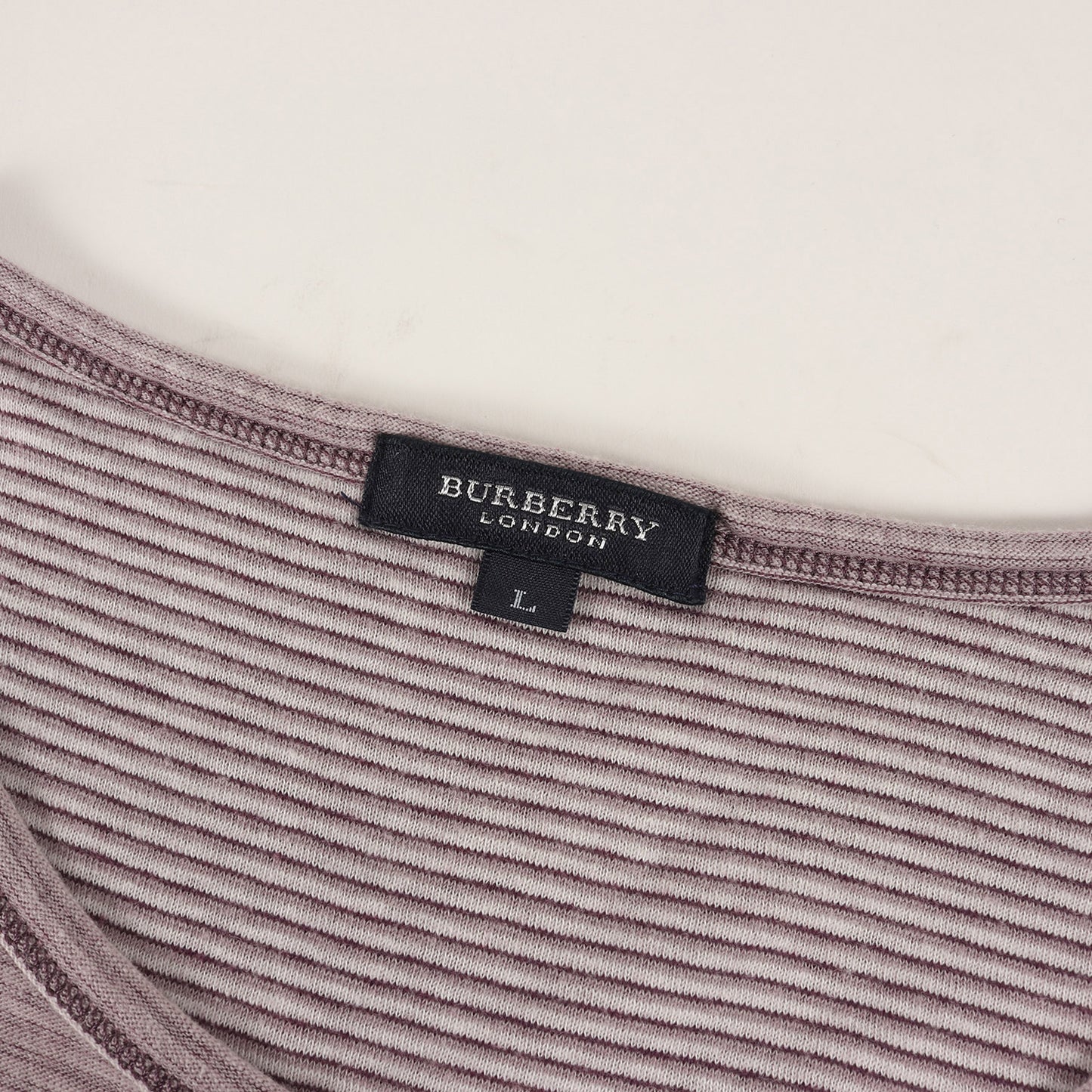 ワンポイント ホースマーク 刺繍 ボーダー カットソー