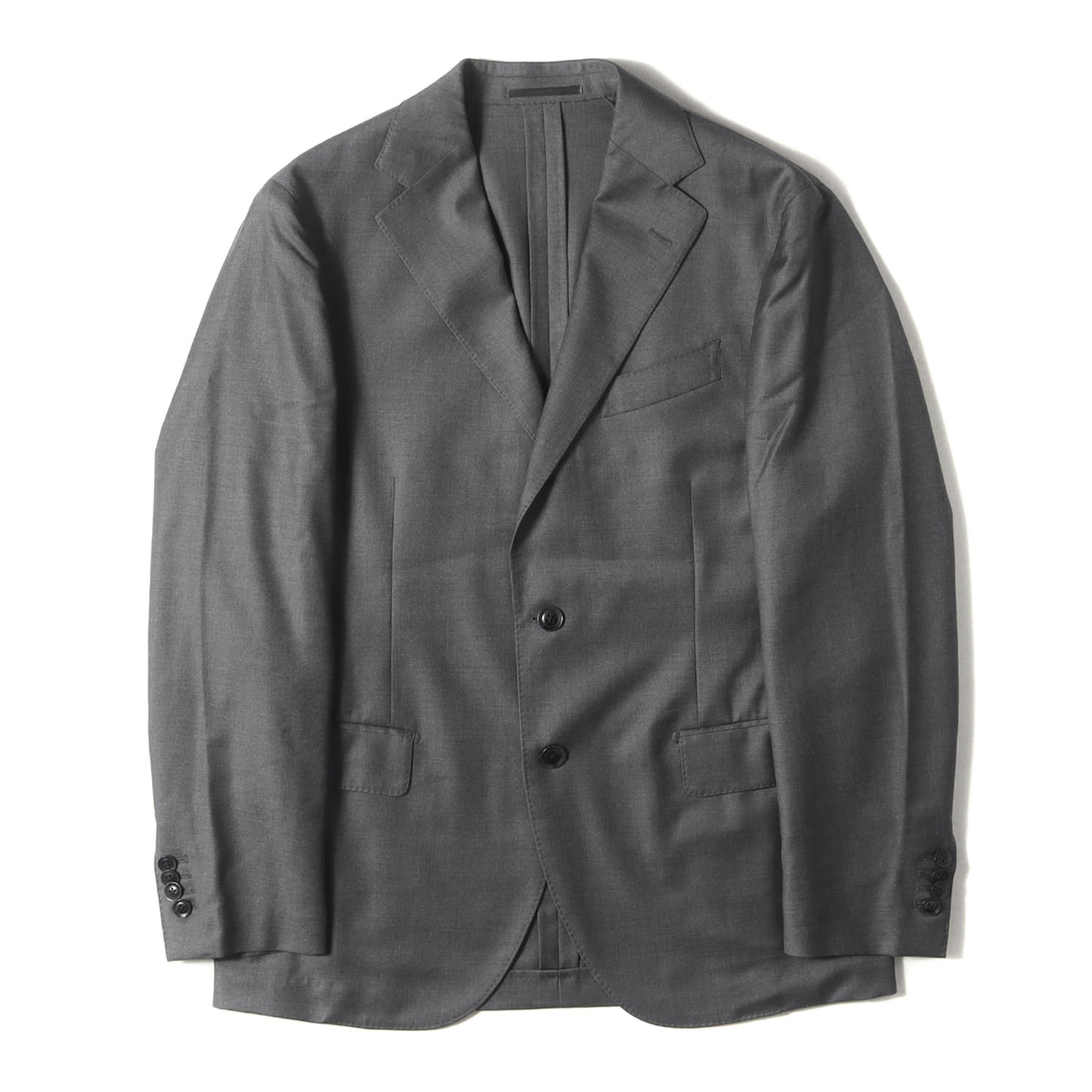 × Loro Piana SUPER150’Sウール 段返り3つボタン テーラードジャケット