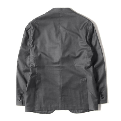× Loro Piana SUPER150’Sウール 段返り3つボタン テーラードジャケット