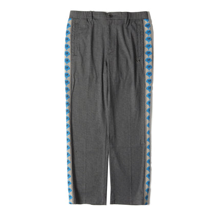 24AW サイド アイコン ジャガード ライン スラックス パンツ