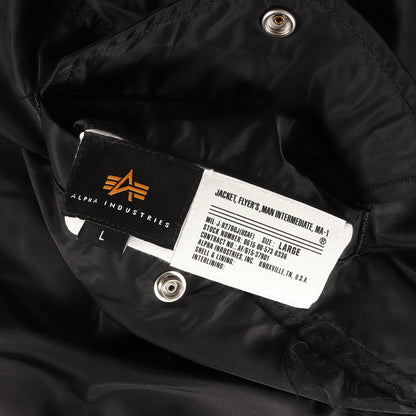 × ALPHA ミリタリー ボンバー ジャケット (PATCHED PRINT MA-1 TA1734-9001)