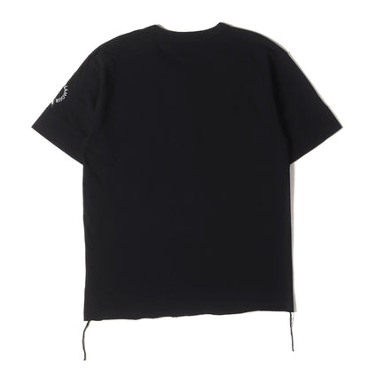 × Healthknit スリーブ ガール ロゴ ヘンリーネック Tシャツ (H2202M001HS) / MADE IN JAPAN