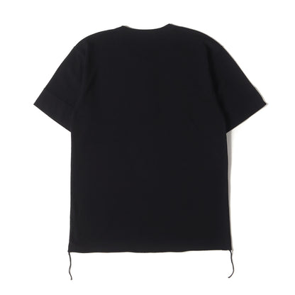 × Healthknit ヘム ガール ロゴ ヘンリーネック Tシャツ (H2202M001HS) / MADE IN JAPAN