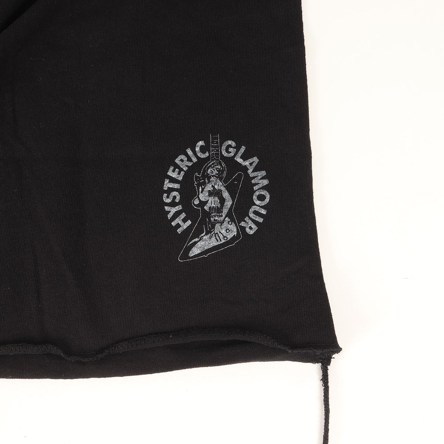 × Healthknit ヘム ガール ロゴ ヘンリーネック Tシャツ (H2202M001HS) / MADE IN JAPAN