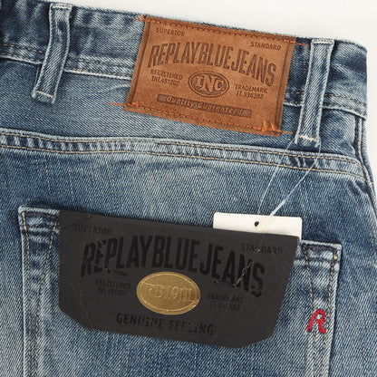 12.5oz ボタンフライ デニム パンツ (RBJ.901)