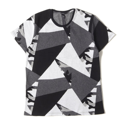 ジオメトリック 総柄 Tシャツ (jacquard patchwork cut&sawn 7829 jd12f)