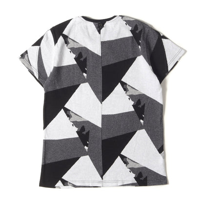 ジオメトリック 総柄 Tシャツ (jacquard patchwork cut&sawn 7829 jd12f)