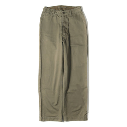 ワイド テーパード ベーシック チノパンツ (BASIC CHINO WEST POINT 8040-00-50020) / MADE IN JAPAN