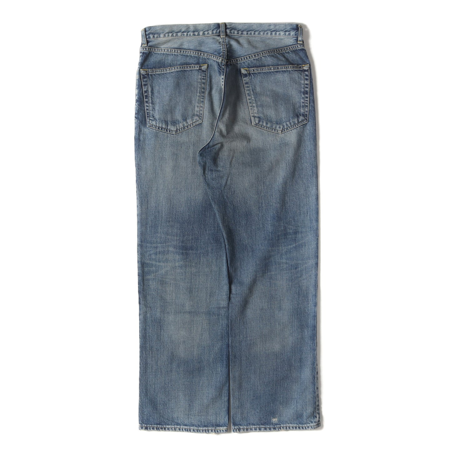 24SS ヴィンテージ加工 シューカット デニム パンツ (ORGANIC COTTON 12oz DENIM SHOE CUT JEANS M24A-04PT22C)