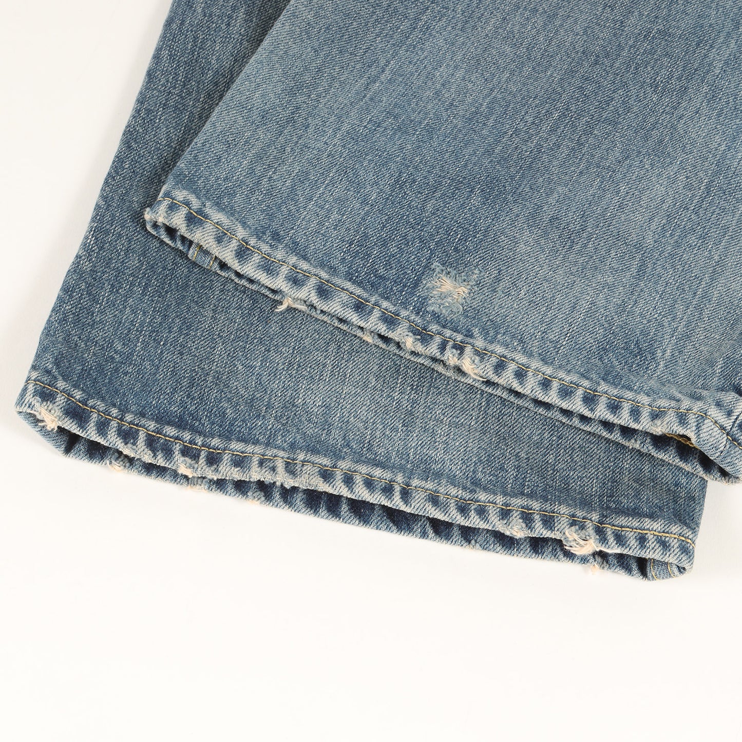 24SS ヴィンテージ加工 シューカット デニム パンツ (ORGANIC COTTON 12oz DENIM SHOE CUT JEANS M24A-04PT22C)