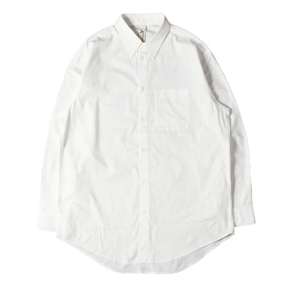 バックロゴ ブロード ドレス シャツ (Upside Down LOGO Basic Shirt GA-B21-020)