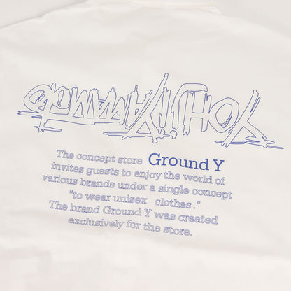 バックロゴ ブロード ドレス シャツ (Upside Down LOGO Basic Shirt GA-B21-020)