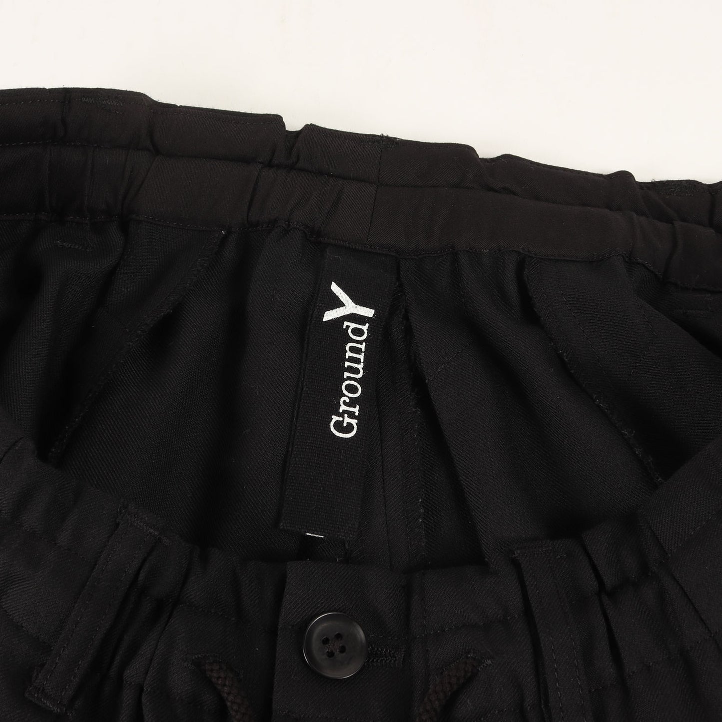 ウールポリ ギャバ カラスパンツ (T/W gabardine Crow pants GA-P29-100)