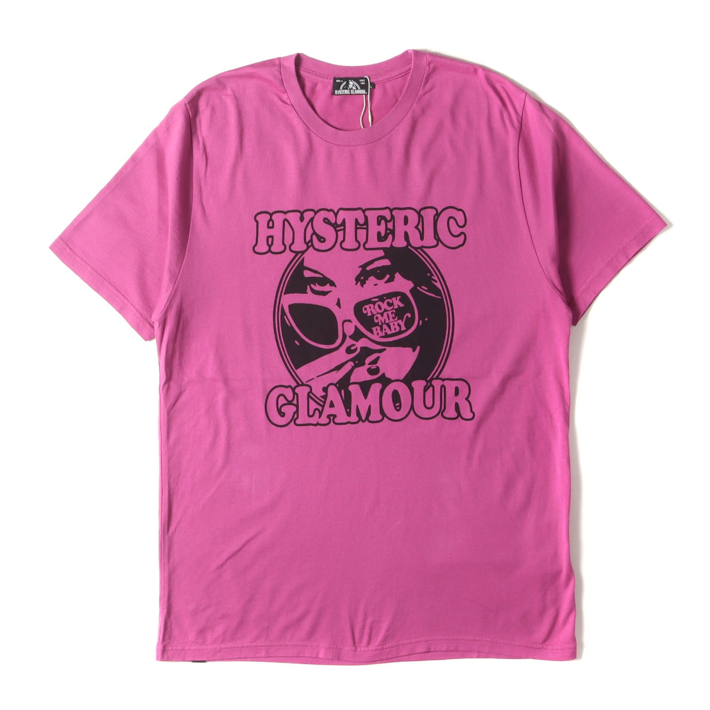 ROCK ME BABY ロゴ ガール ウーマン プリント Tシャツ (0262CT15)