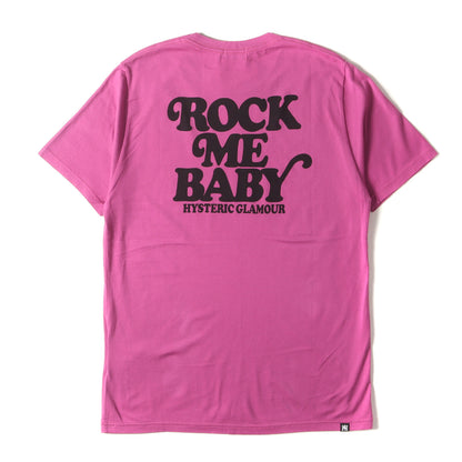 ROCK ME BABY ロゴ ガール ウーマン プリント Tシャツ (0262CT15)