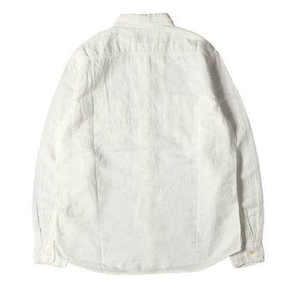 CLASSICS プリント コットン リネン 長袖 ワーク シャツ (02171AH04)