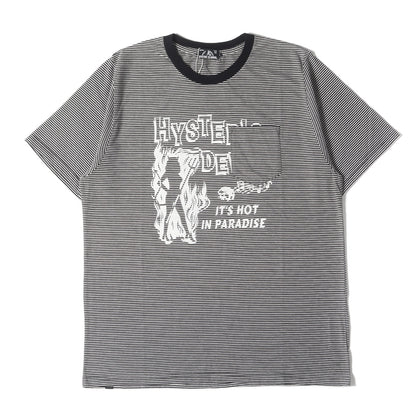 HYS DEVIL pt ポケ付 ボーダー Tシャツ (02182CT32)