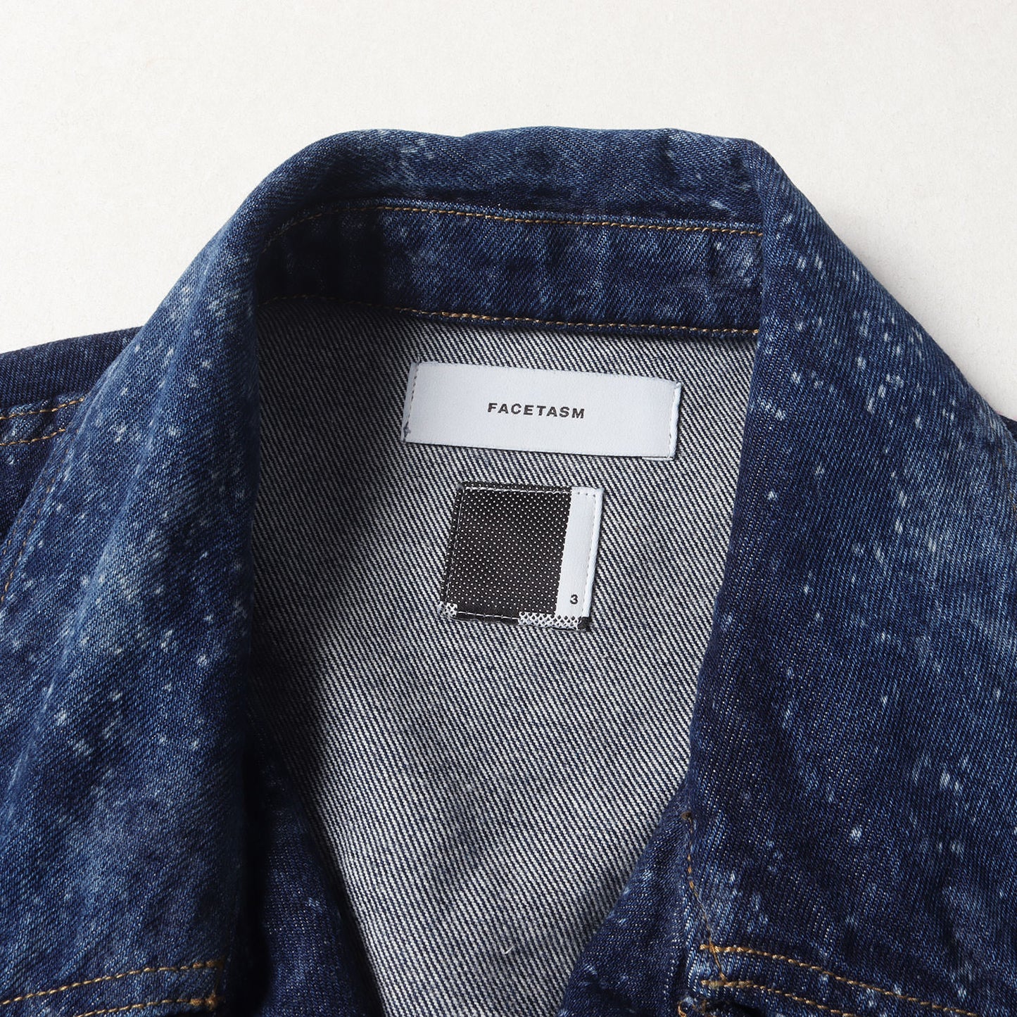 24AW ハイブリーチ加工 デニム ダブルブレスト ライダース ジャケット (GALAXY DENIM RIDERS JACKET KR-JK-M08)