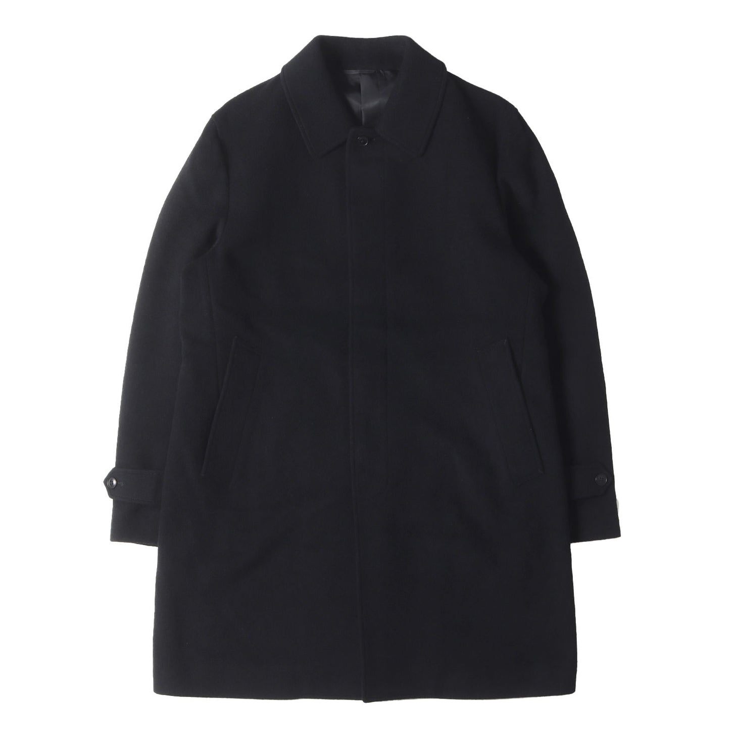 23AW カシミヤ混 ウール モッサ ステンカラー コート (3125-120-0960) / green label relaxing