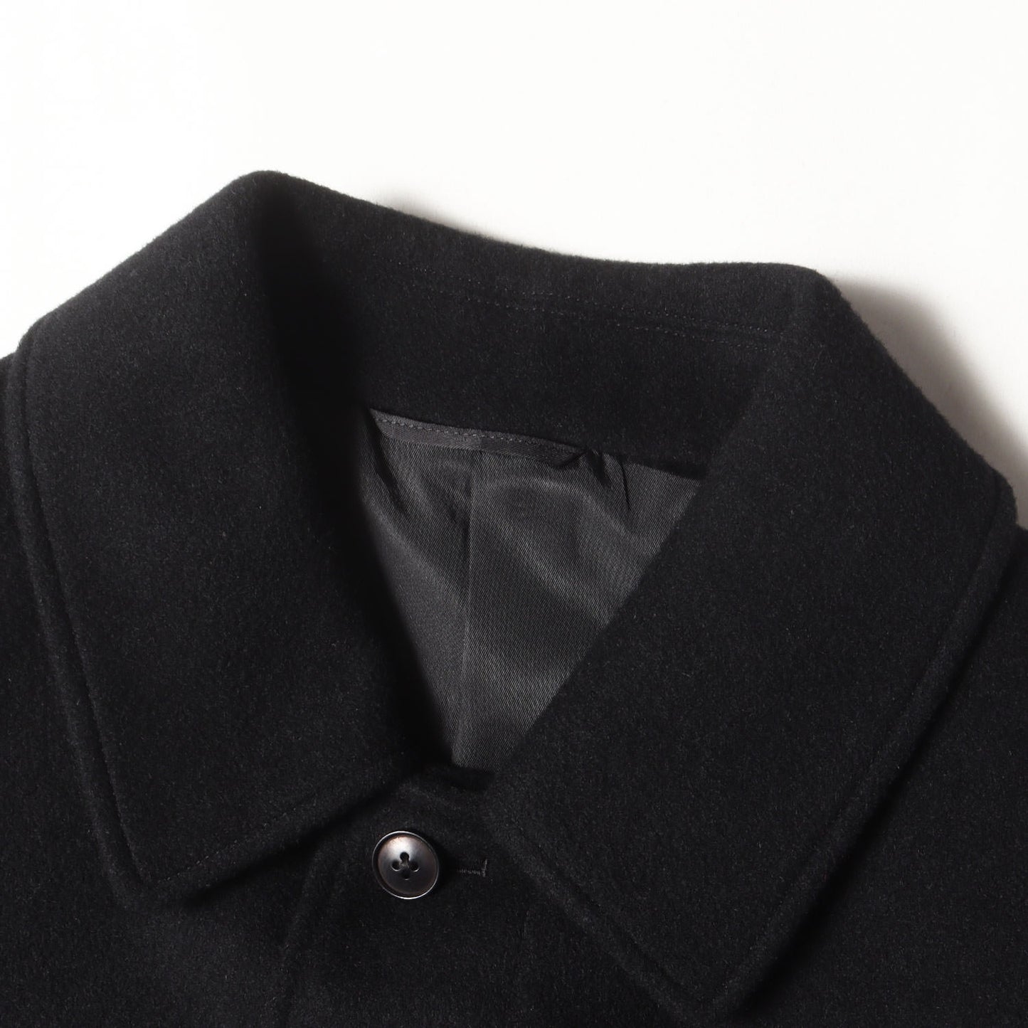 23AW カシミヤ混 ウール モッサ ステンカラー コート (3125-120-0960) / green label relaxing