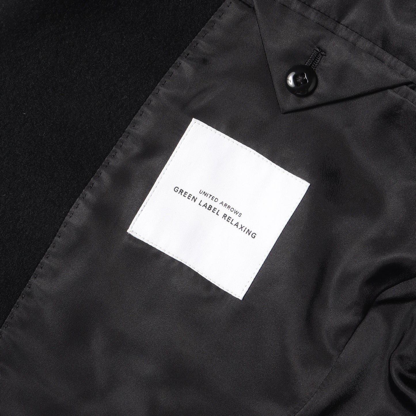 23AW カシミヤ混 ウール モッサ ステンカラー コート (3125-120-0960) / green label relaxing