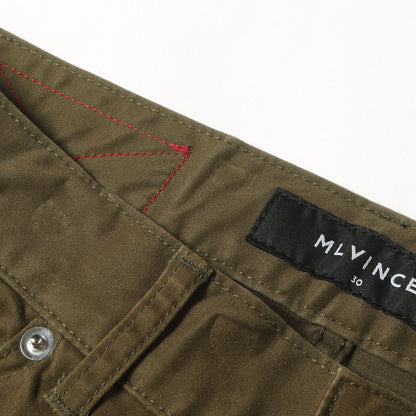 裾ジップ ストレッチ ピーチスキン カーゴ パンツ (TYPE-2 SLIM CARGO PANTS)