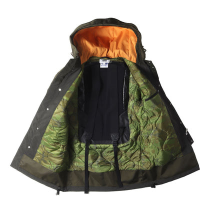 × THE NORTH FACE 再構築 パテッド ナイロン コート (WF-J926)