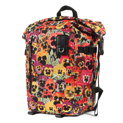21AW × JOE BRAINARD パンジー ロールトップ バックパック (Pansies Roll Top Backpack In Nylon B664A22X05)