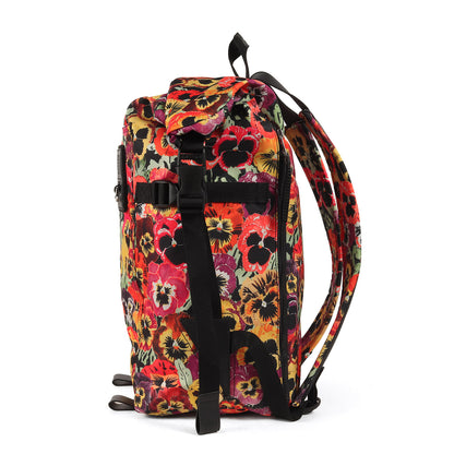 21AW × JOE BRAINARD パンジー ロールトップ バックパック (Pansies Roll Top Backpack In Nylon B664A22X05)