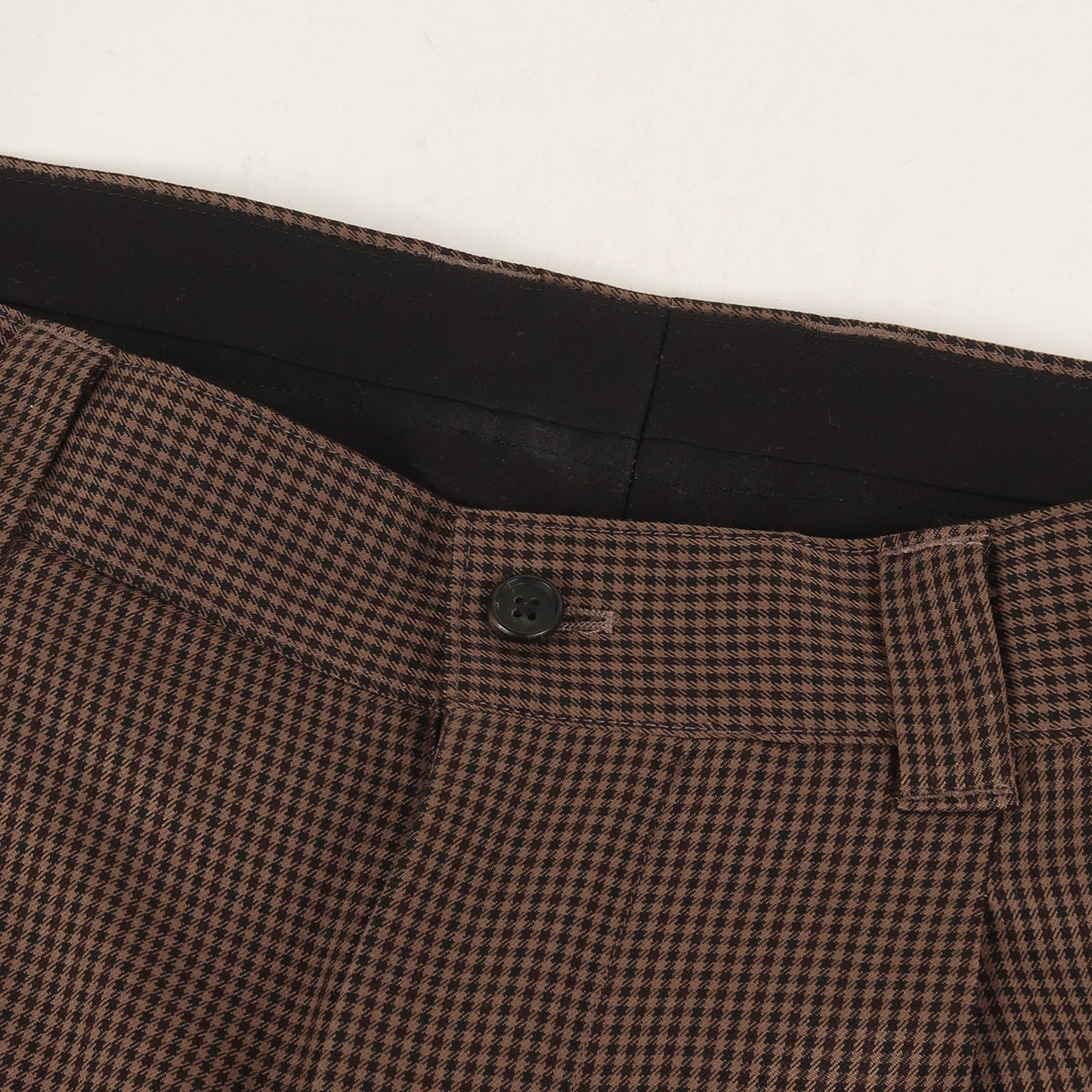 24AW ガンクラブチェック ツータック ワイド バギー スラックス パンツ (LE JAPON DOKAN チェックワイドスラックス 24-030-312-2004-3-0)