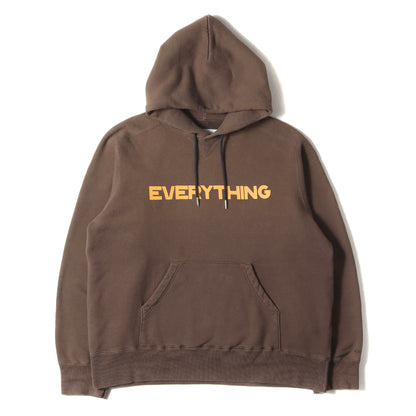 23SS EVERYTHING ロゴ スウェット パーカー (Graphic Print Hoodie 23-0643S) / 裏毛