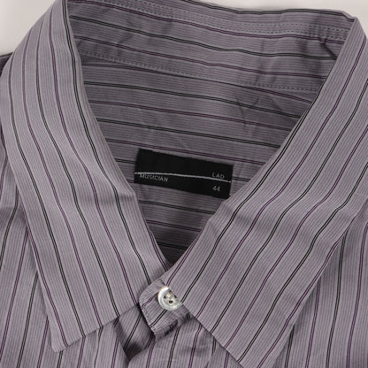 ピンストライプ ブロード ビッグ シャツ (BROAD PIN STRIPE BIG SHIRT 2121-113)