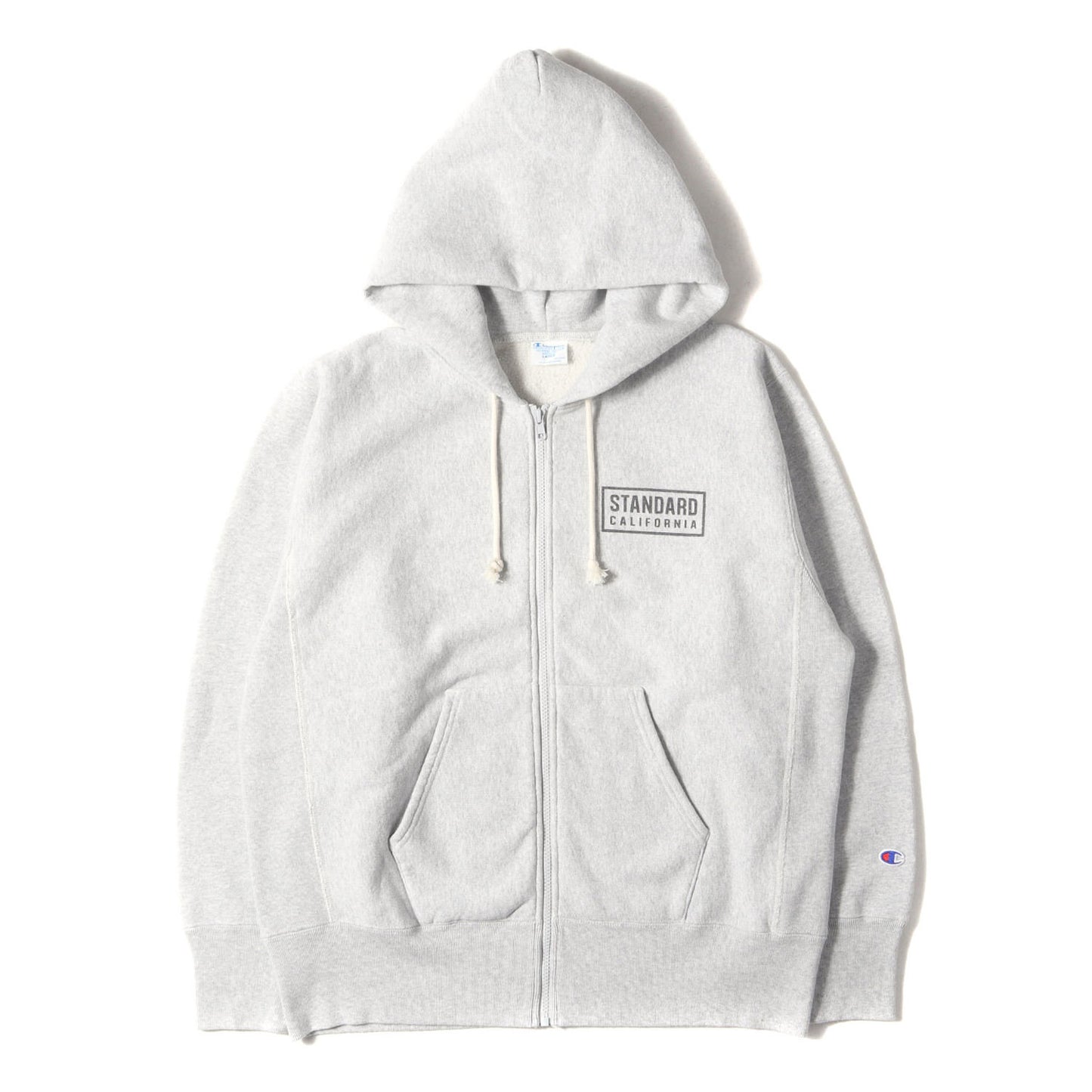 24AW × Champion ロゴ リバースウィーブ スウェット ジップ パーカー (Champion for SD Exclusive Zip Hood Sweat) / 裏起毛