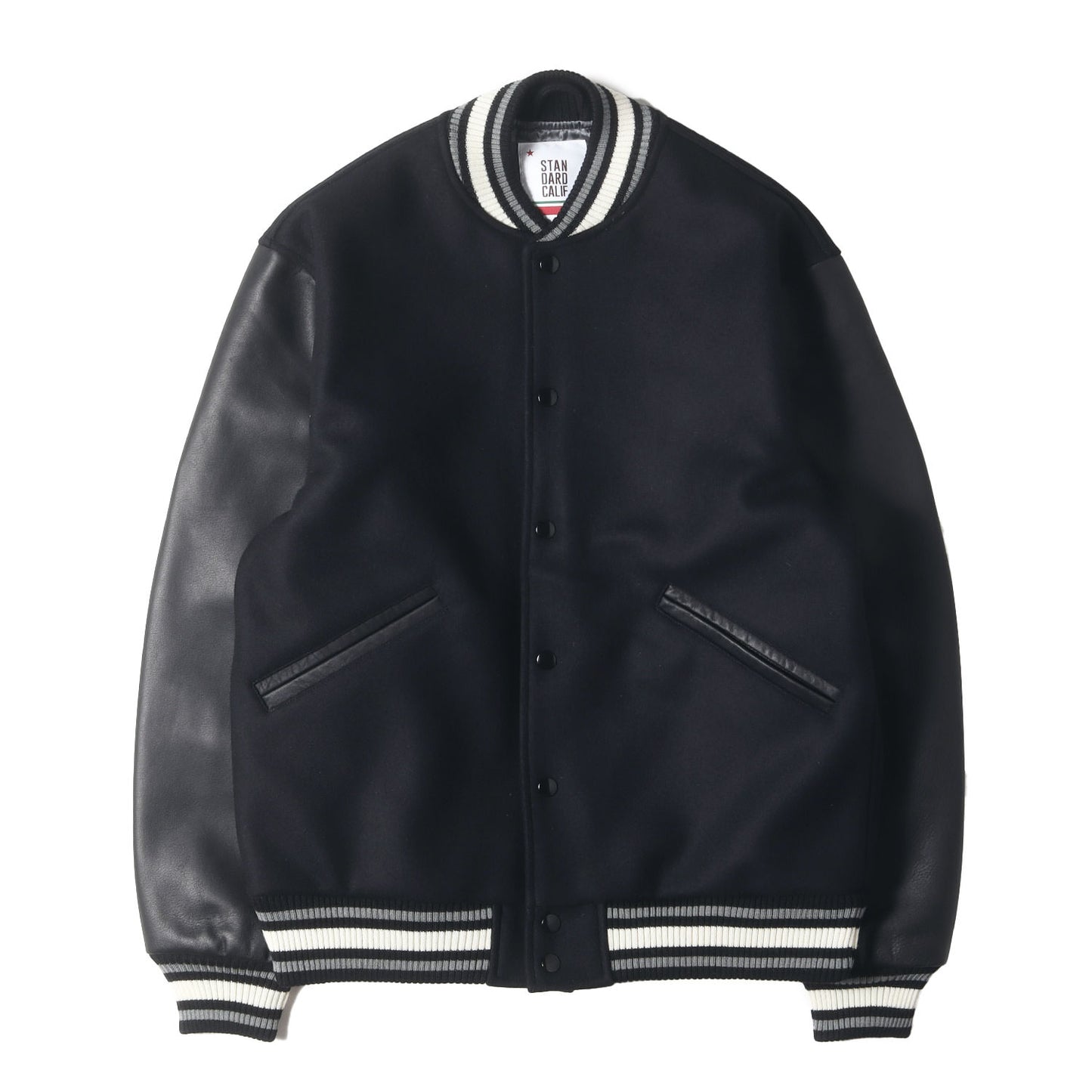 23AW レザースリーブ メルトン スタジャン (SD VARSITY JACKET BLANK)