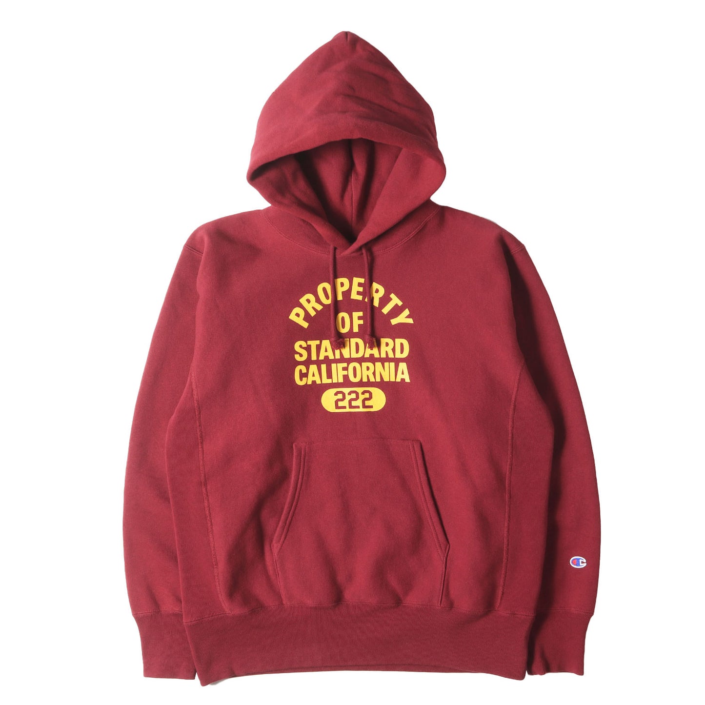 × Champion 単タグ カレッジ 5段ロゴ リバースウィーブ パーカー (Champion × SD REVERSE WEAVE HOOD SWEAT) / 裏起毛