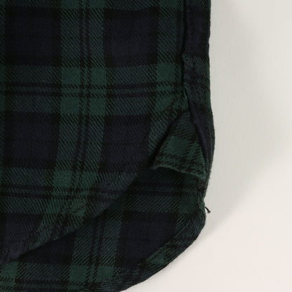 ブラックウォッチ チェック ボタンダウン ドレス シャツ