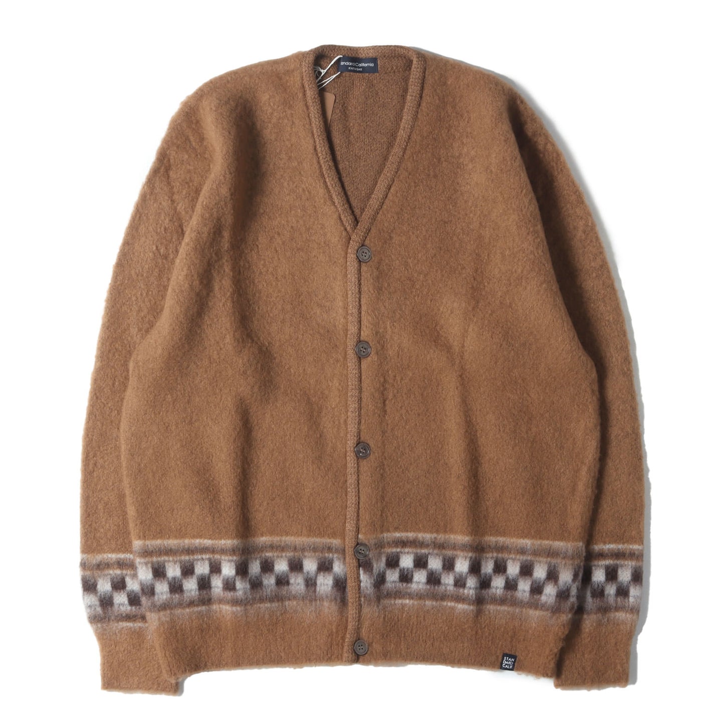 24AW チェッカー ジャガード Vネック カーディガン (SD CHECKER CARDIGAN)