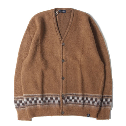 24AW チェッカー ジャガード Vネック カーディガン (SD CHECKER CARDIGAN)