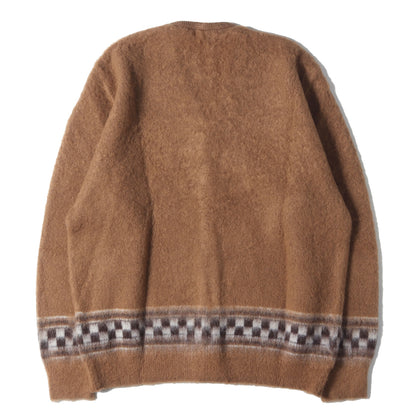 24AW チェッカー ジャガード Vネック カーディガン (SD CHECKER CARDIGAN)
