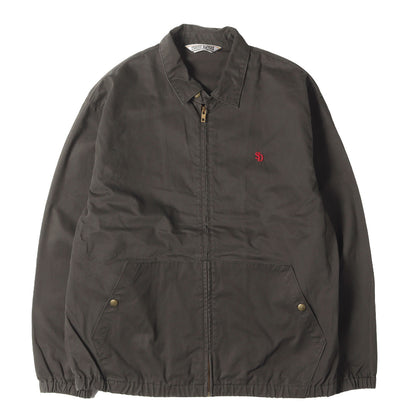 23SS ワンポイント 刺繍 起毛ツイル ハリントン ジャケット (SD HARRINGTON JACKET)