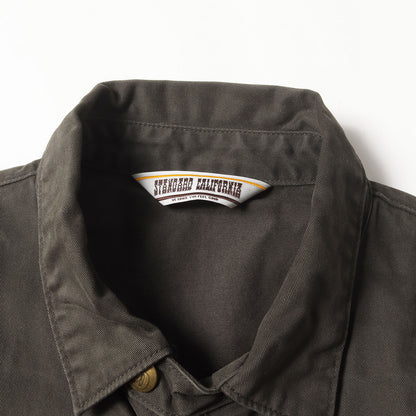 23SS ワンポイント 刺繍 起毛ツイル ハリントン ジャケット (SD HARRINGTON JACKET)