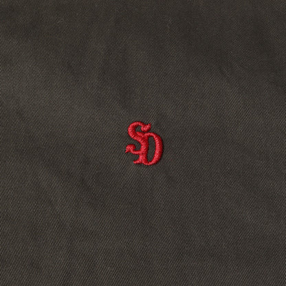 23SS ワンポイント 刺繍 起毛ツイル ハリントン ジャケット (SD HARRINGTON JACKET)