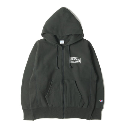 24AW × Champion ロゴ リバースウィーブ スウェット ジップ パーカー (Champion for SD Exclusive Zip Hood Sweat) / 裏起毛