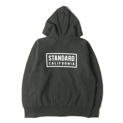 24AW × Champion ロゴ リバースウィーブ スウェット ジップ パーカー (Champion for SD Exclusive Zip Hood Sweat) / 裏起毛