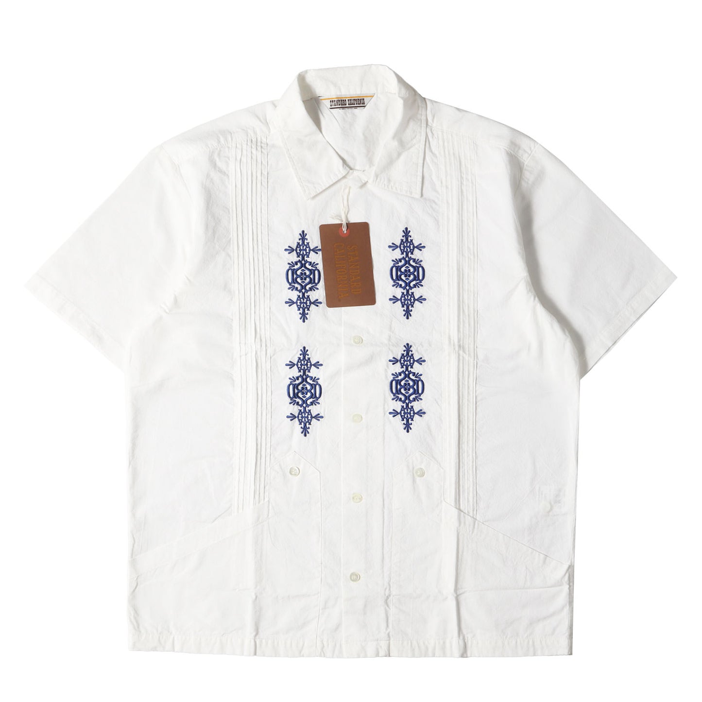 23SS SDCA ロゴ 刺繍 半袖 キューバ シャツ (SD GUAYABERA SHIRT)