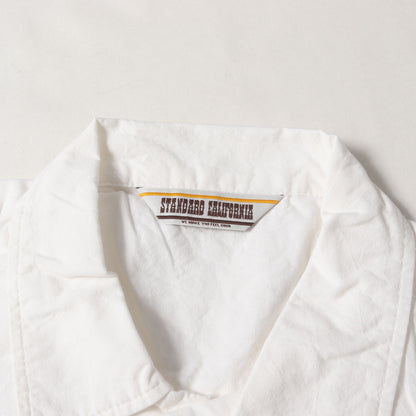 23SS SDCA ロゴ 刺繍 半袖 キューバ シャツ (SD GUAYABERA SHIRT)