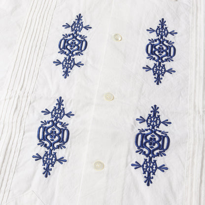 23SS SDCA ロゴ 刺繍 半袖 キューバ シャツ (SD GUAYABERA SHIRT)