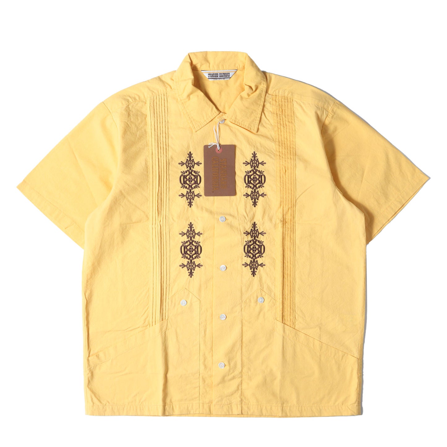 23SS SDCA ロゴ 刺繍 半袖 キューバ シャツ (SD GUAYABERA SHIRT)