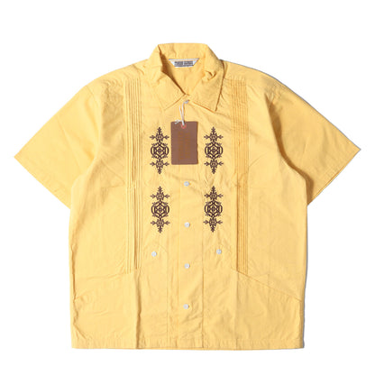 23SS SDCA ロゴ 刺繍 半袖 キューバ シャツ (SD GUAYABERA SHIRT)